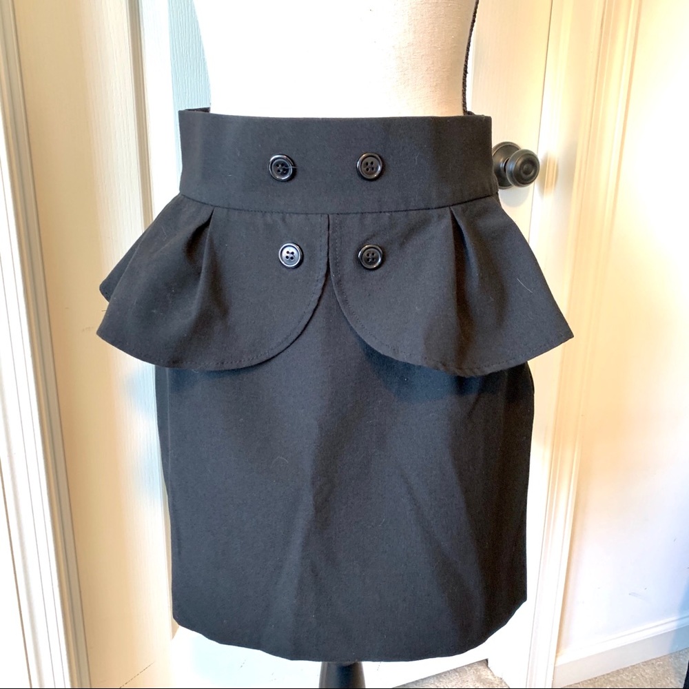 JW Petite Ruffled Hip Pencil Skirt—SZ. 6 Petite